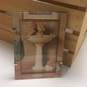 4/$25 Anne geddes frame babies in sink bathroom